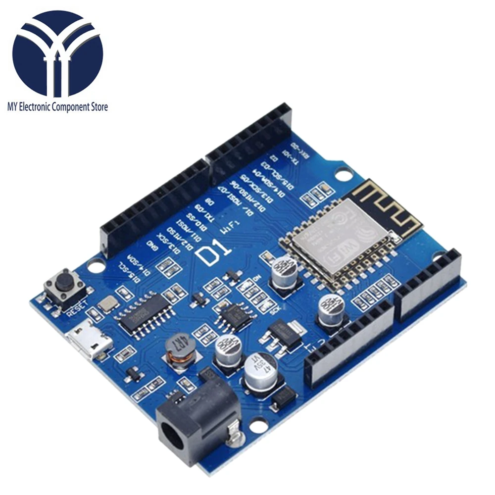 ESP-12E WeMos D1 UNO R3 CH340 CH340G WiFi макетная плата на основе ESP8266 щит Умная Электронная