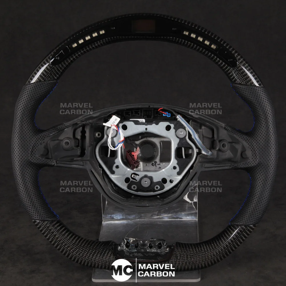 

Светодиодный эффективный дисплей рулевого колеса, совместимый с Benz W205 + 100% натуральное углеродное волокно
