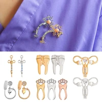 diy syringe pin chemistry jewelry medical organ brooches gift for doctornurse creative trendy charm
