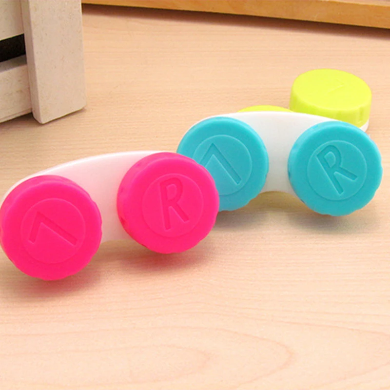 Коробка для контактных линз двойная коробка конфет красивых зрачков одиночная 33