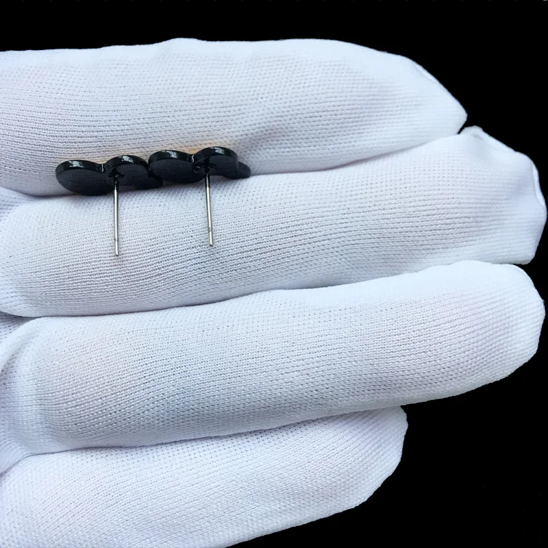 Эмали милого щенка серьги-гвоздики в виде собаки для Для женщин подарок |