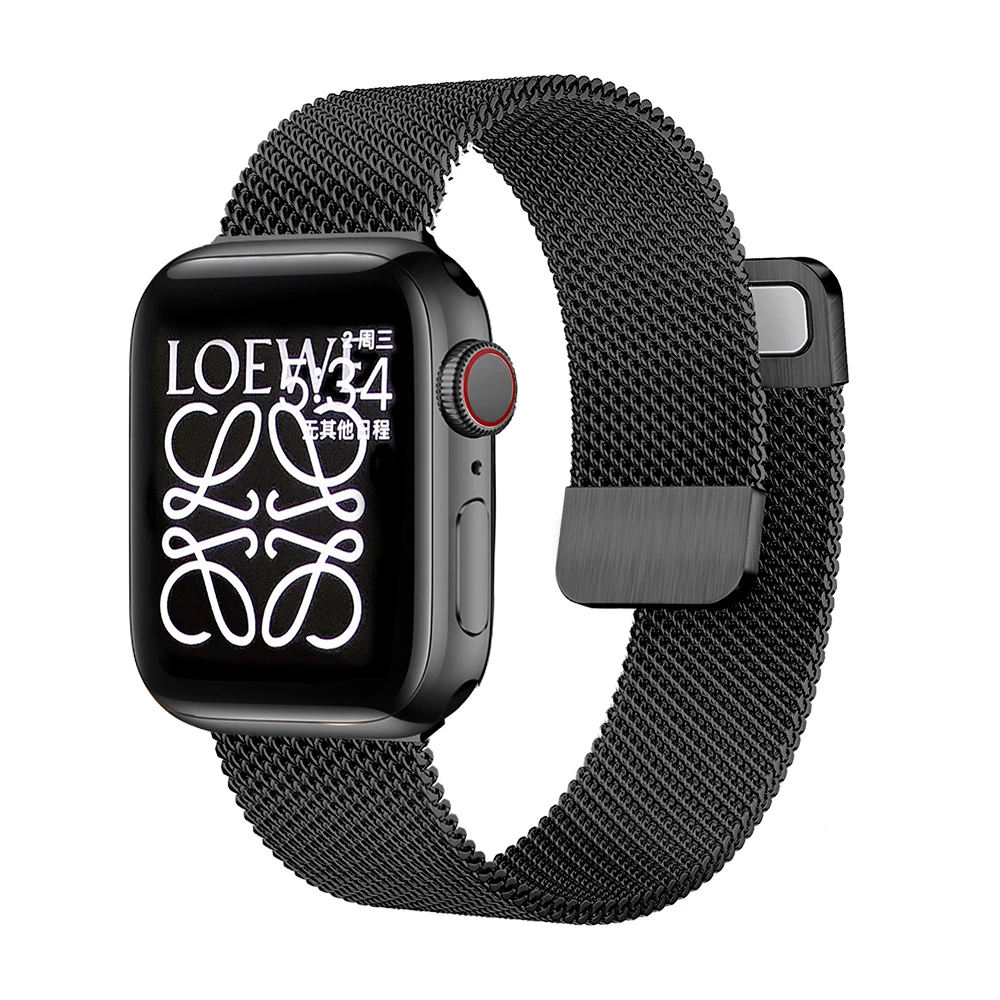 

Magnetic Strap For Apple watch Band 44mm 40mm 38mm 42mm 44 mm Accessorie Milanese Loop Metal bracelet iWatch serie 3 4 5 6 se