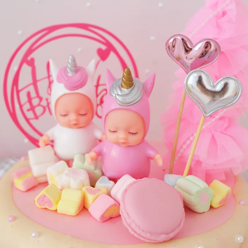 

5pcs Mirror highlight pu leather five-pointed star dessert table card