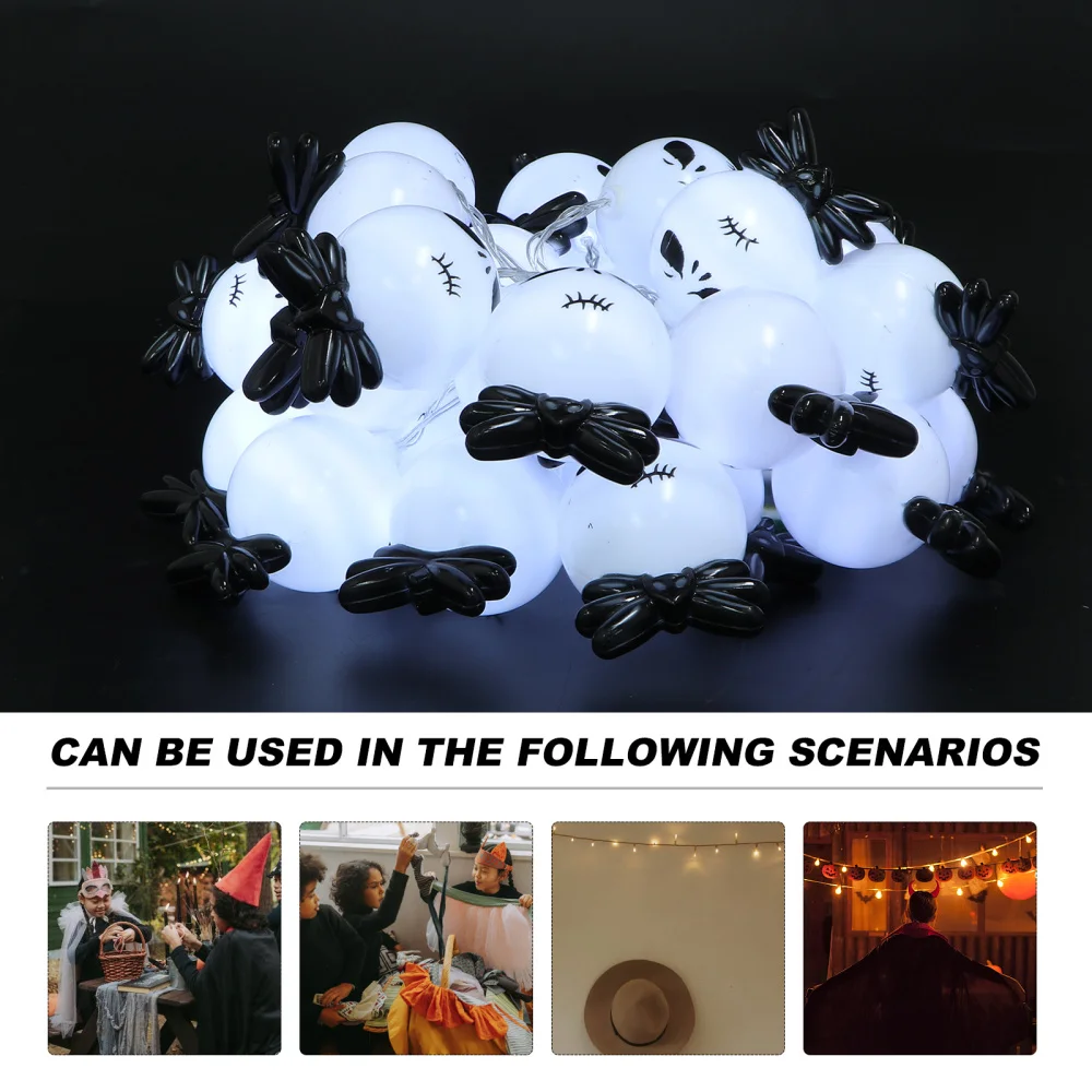 

1Pc Indoor Light String Funny Ghost Design USB Light for White