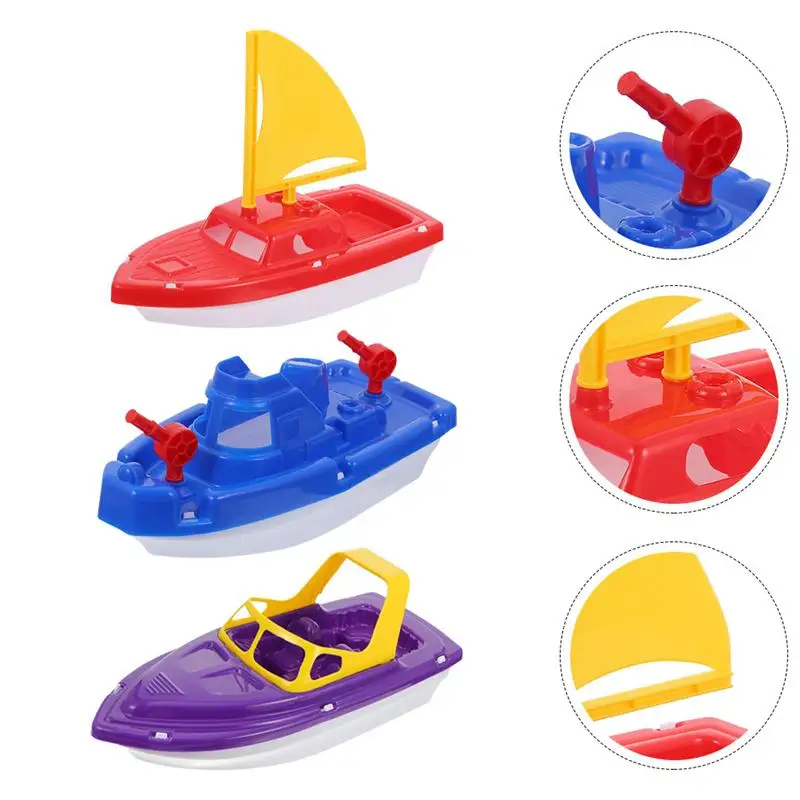 

3pcs Reusable Durable Lightweight Speedboat Beach Toy for Family Kids Friends