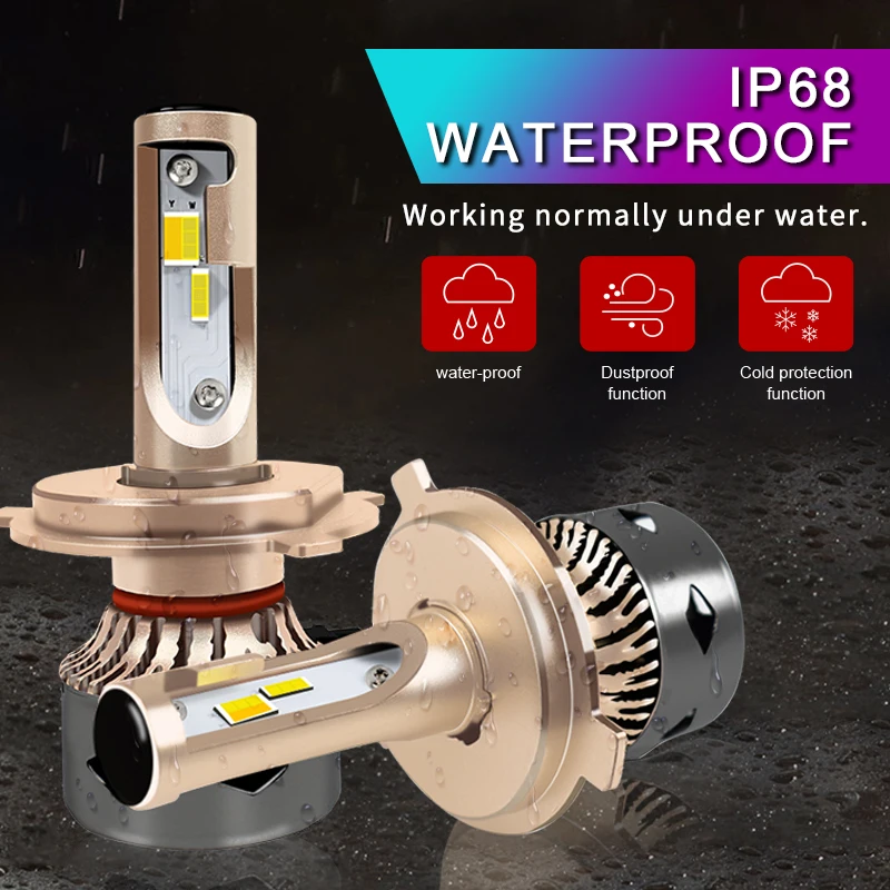 Conpex супер яркие фары автомобиля H7 светодиодный H4 H1 H8 H11 HB3 9005 HB4 9006 Авто лампы 60 Вт