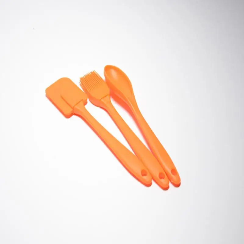 HobbyLane 3PCS Silicone Spatula Spoon Brush Set Cooking Utensil Tool Kit Heat Resistant | Дом и сад