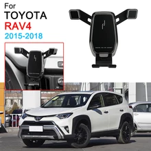Gravity Car GPS Stand Air Vent Mount Clip Clamp Mobile Phone Holder Support for Toyota RAV4 Accessories 2015 2016 2017 2018