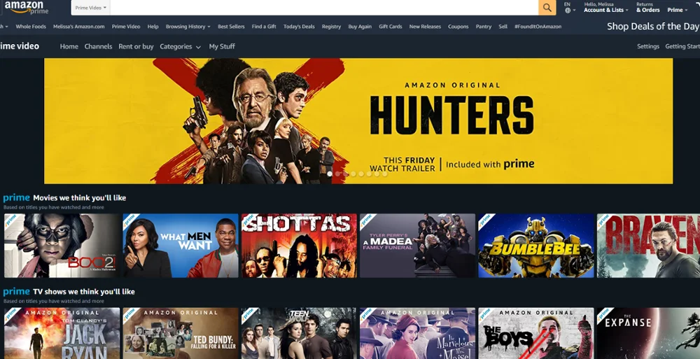 Amazon prime Video 6 месяцев 1 год смотреть на телевизоре лучшие фильмы и шоу | Электроника