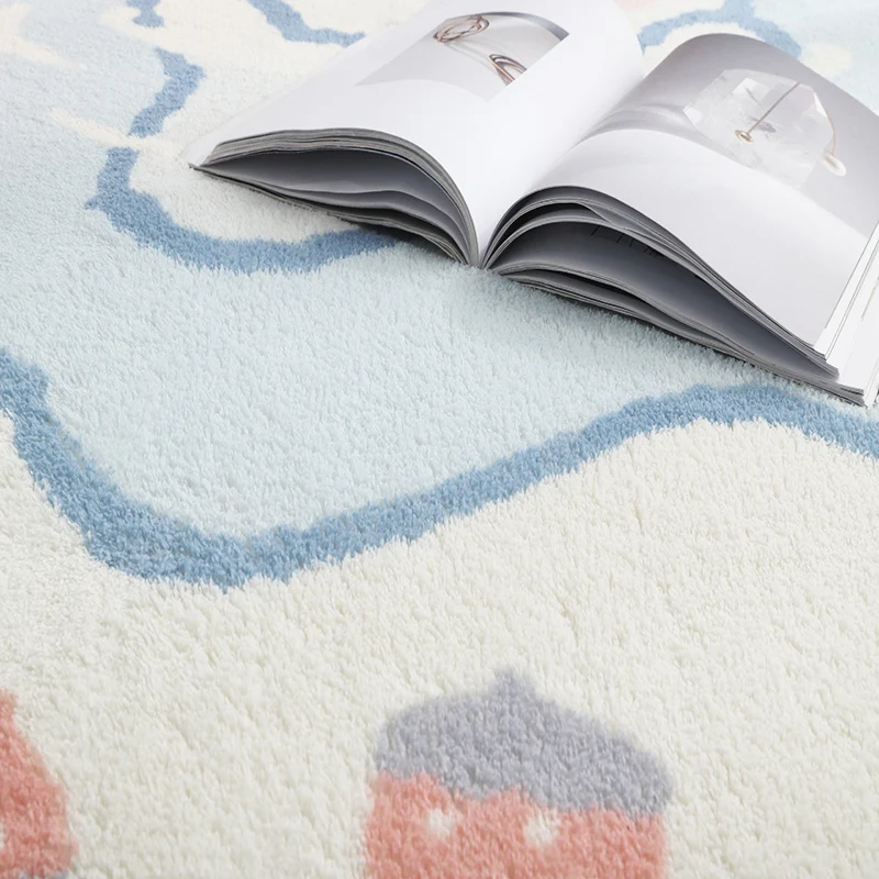 Простой коврик с милым медведем для гостиной спальни прикроватной комнаты