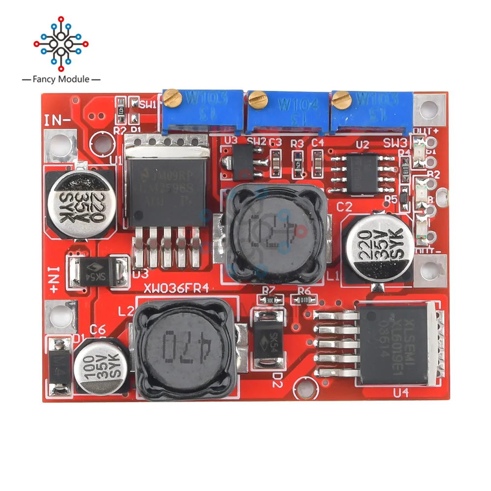 LM2577S LM2596S DC-DC повышающий усилитель модуль преобразователя Напряжения
