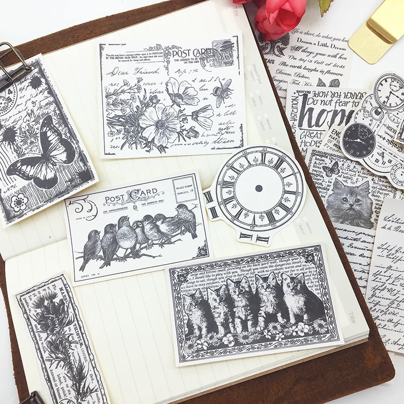 

14PCS Cute funny expression Stickers Crafts And Scrapbooking stickers book Student label Decorative sticker kids toys