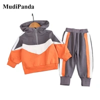 mudipanda children sports clothing set 2021 spring autumn toddler boys clothes costume outfit suit baby kids tracksuit for girls