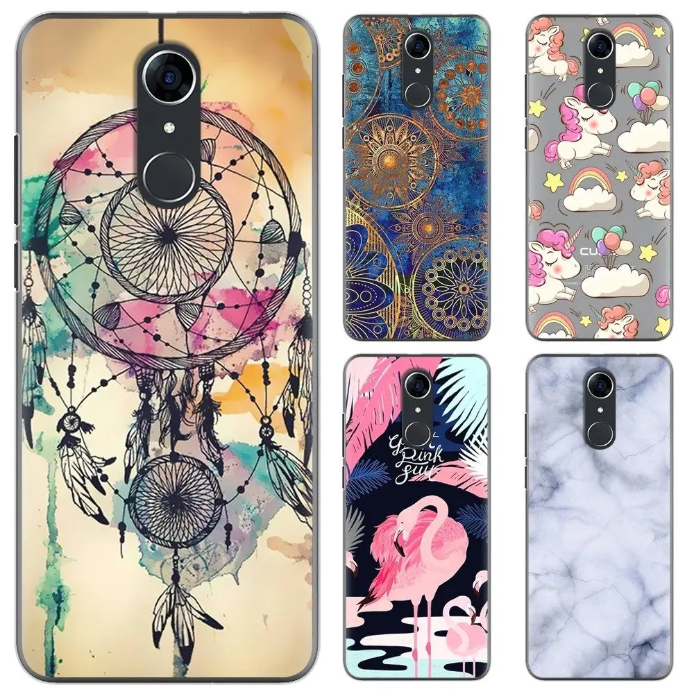 Phone Case for Cubot Nova Silicone TPU Soft Back Cover Shell Marble Unicorn Bags Funda 5.5&quot |