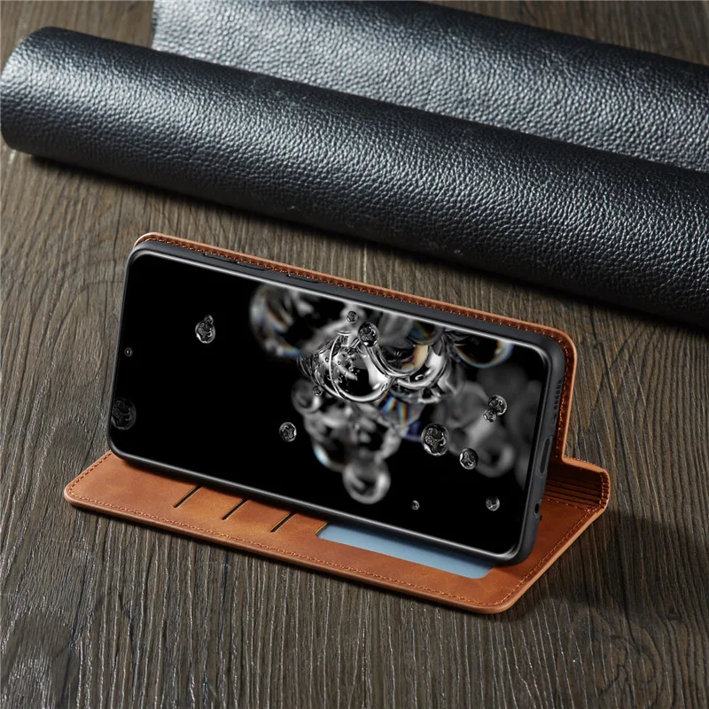 Магнитный флип-чехол для Samsung Galaxy S20 Ultra S20Plus S10e S10 Plus S9 S8 S7 Edge чехлы бумажник кожаный