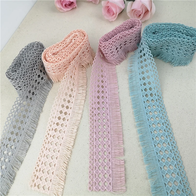 3 метра цена Новинка 6 см широкий синий полиэстер водорастворимый молочный шелк