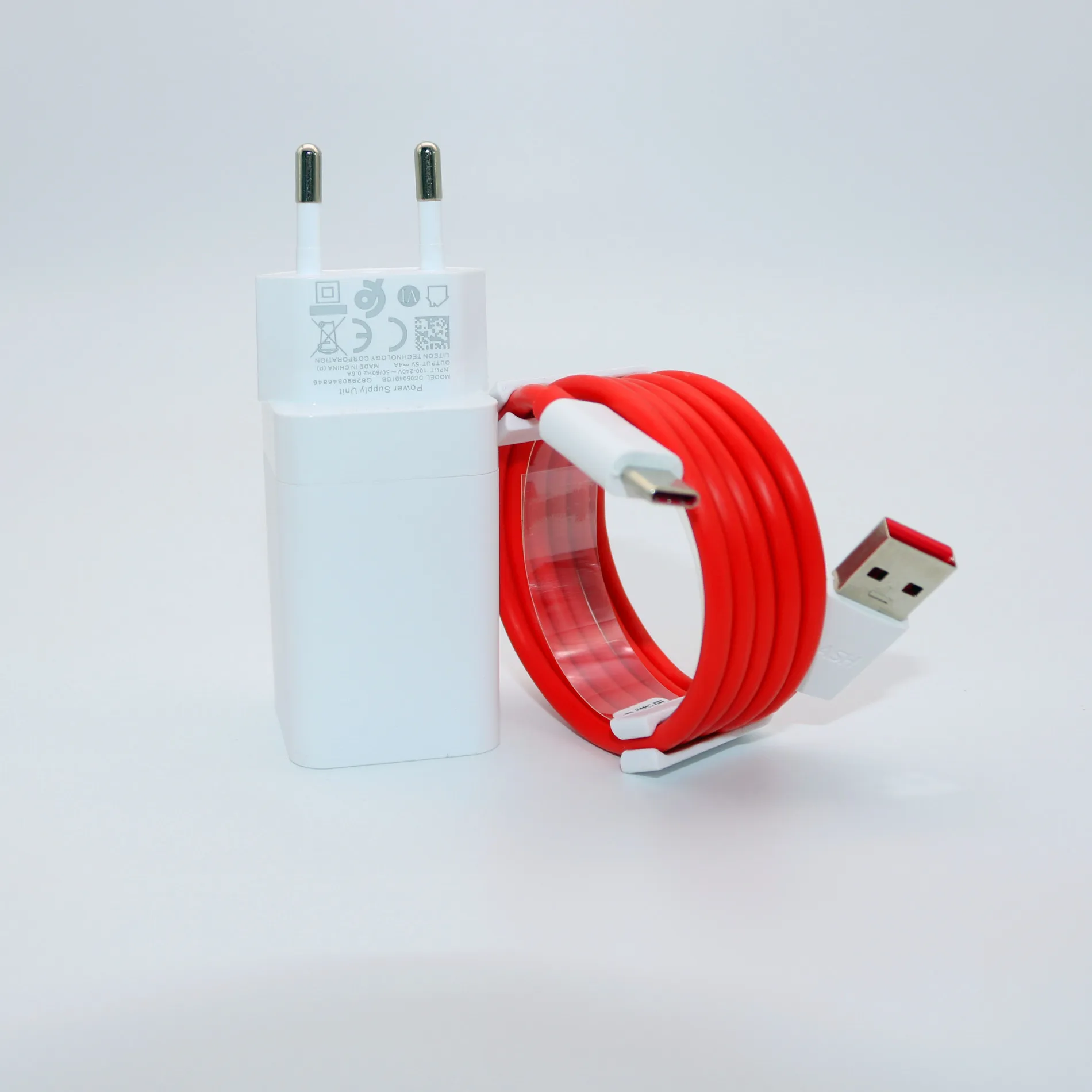 Original EU ONEPLUS 6T Dash charger 5V/4A Fast charging 1m 1.5m USB typec cable wall power adapter for One plus 6t 5T 5 3T 3 | Мобильные