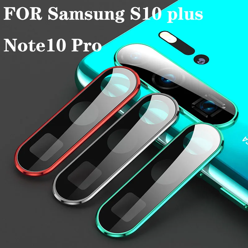 Защитный чехол для объектива камеры Samsung Galaxy S10 Plus Note10 Pro металлическая рамка +