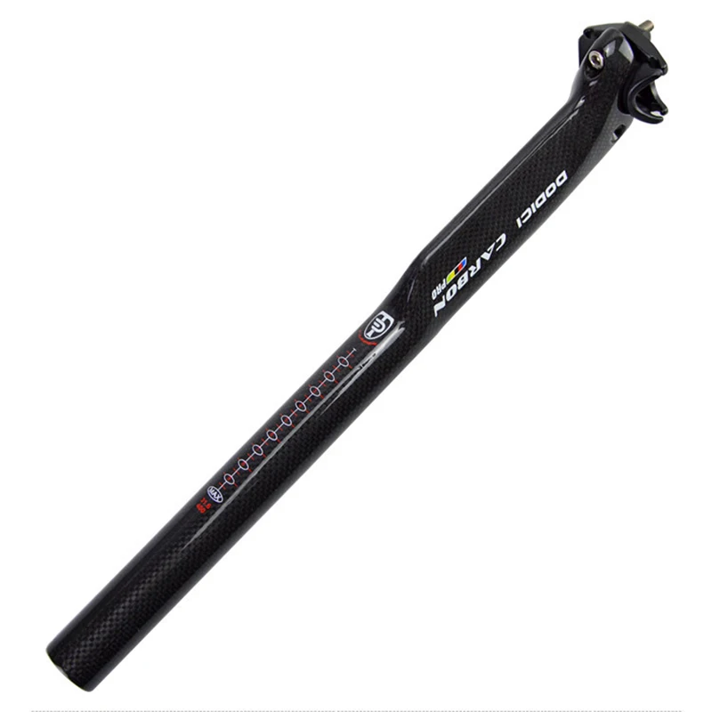 

DODICI New Road Bike Seatpost Carbon Fiber Seat Tube 27.2/30.8/31.6mm Lightweight Breaking Wind Cycling Saddle Tube Accessories