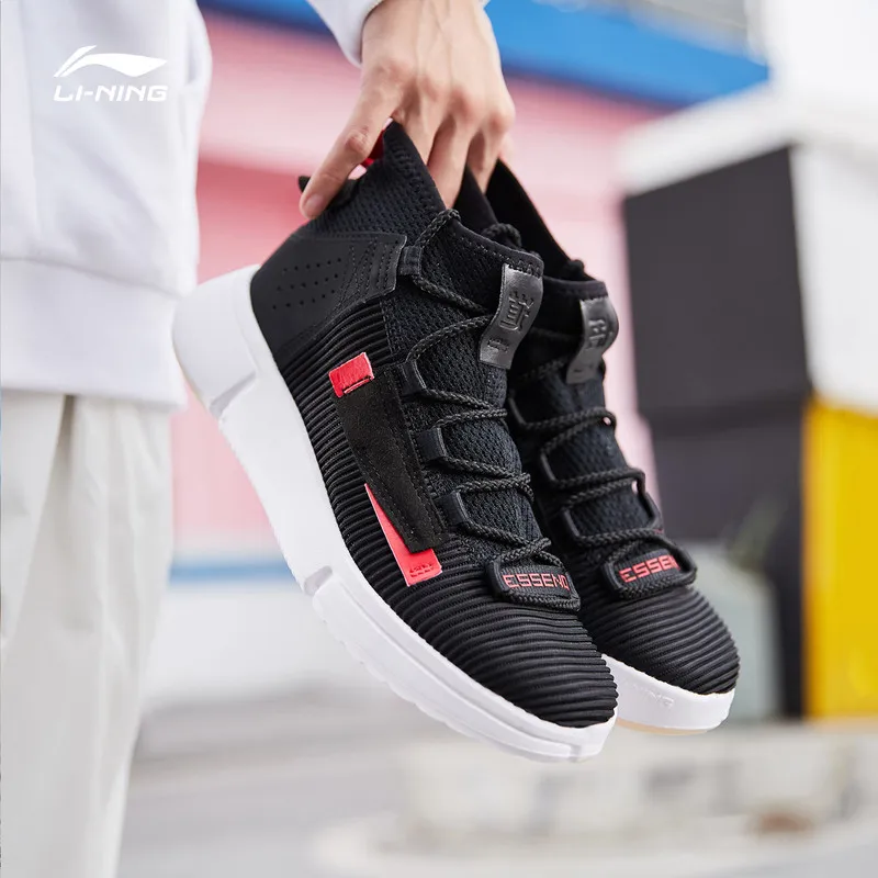 Li-Ning/женская Баскетбольная обувь ESSENCE II WS для отдыха; удобная спортивная обувь с дышащей подкладкой; кроссовки; AGBP042 SJFM19