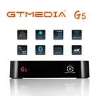 GTmeid G5 Android TV Box 9,0 4GB 64GB 4K H.265 Media Player 3D видео Google Assistant Netflix 2,4G Wi-Fi 5 ГГц Wi-Fi Bluetooth Smart TV