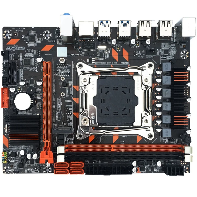 X99 LGA2011 V3Pin DDR3 двухканальный настольный компьютер материнская плата для E5