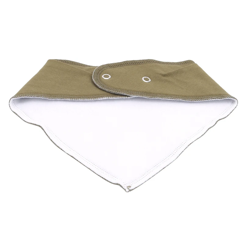 

Baby Bibs Double Bandana Soft Baby Feeding Smock Newborn Infant Solid Color Burp Cloth Baby Saliva Towels
