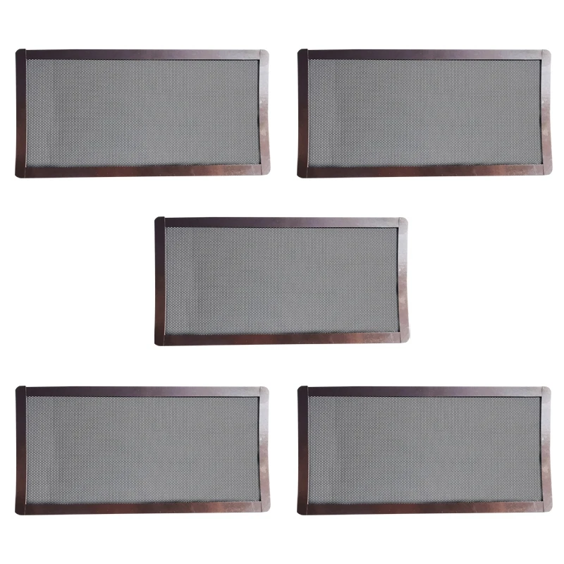 

5Pcs netic Dust Filter Dustproof PVC Mesh Net Cover Guard for Home Chassis PC Computer Case Cooling Fan Accessories