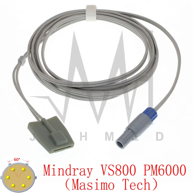

Masimo Tech для определения насыщенности крови кислородом зонд Mindray VS800 PM6000 монитор, палец/ухо/лоб 6 контактов 3m оксиметрический кабель