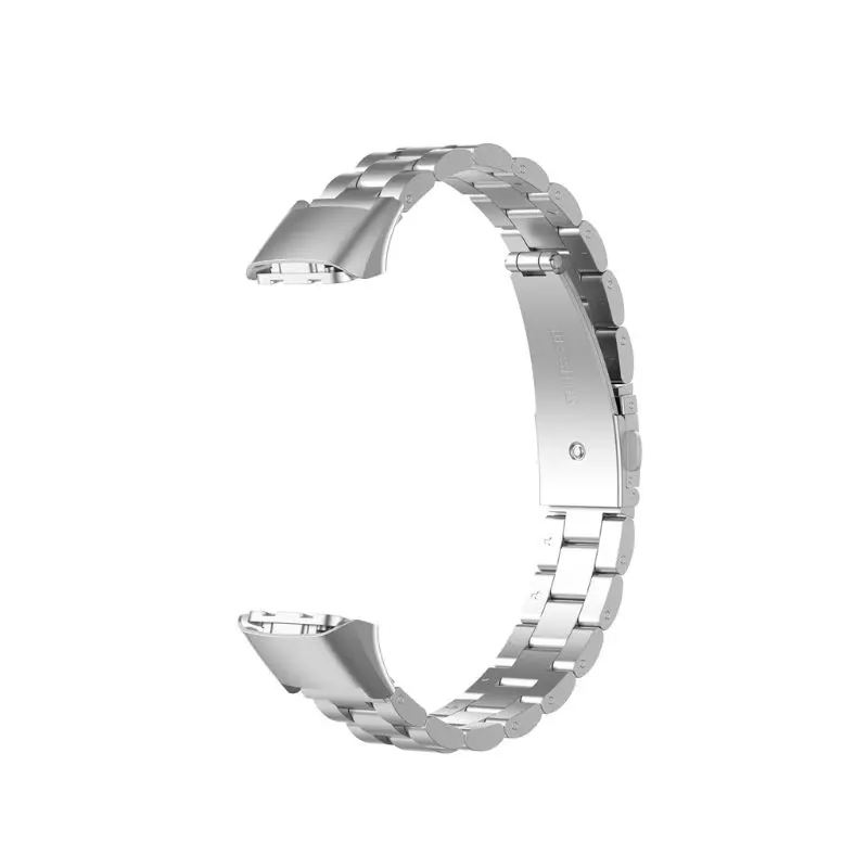 SILVER Ремешок для часов из нержавеющей стали Quick Release ремешок для samsung Galaxy Fit SM-R370 часы - Цвет ремешка: SILVER