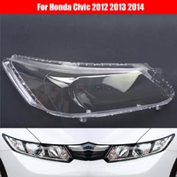 car headlight lens for honda civic 2012 2013 2014 headlamp cover replacement auto shell