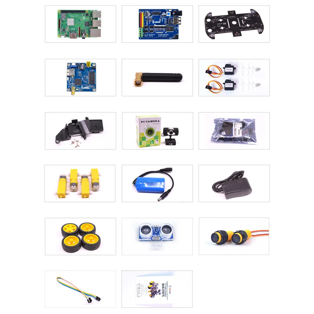 DIY программируемый робот Wifi паровой обучающий автомобиль с графическим