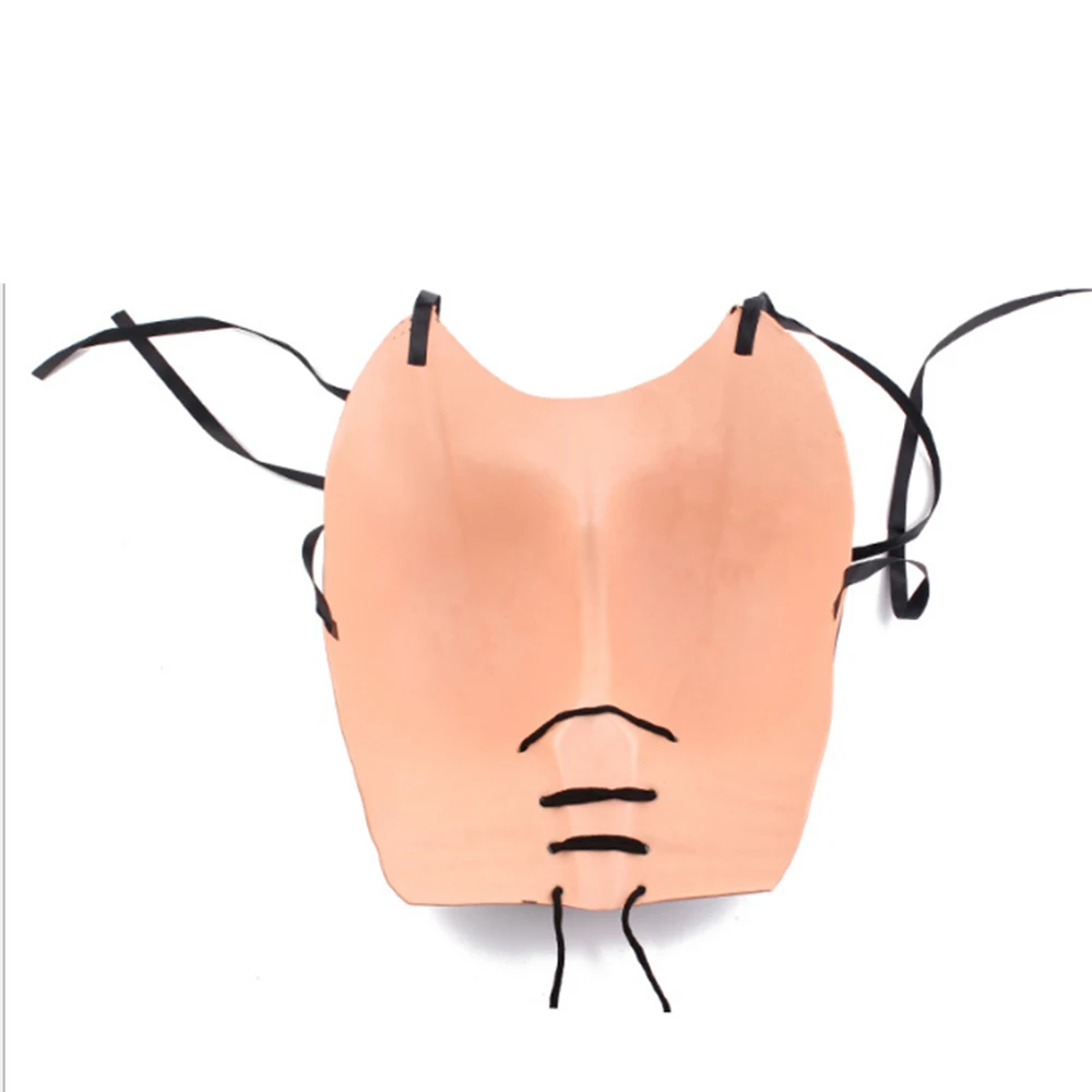 Поддельные груди EVA Хэллоуин поддельные кожи вечерние принадлежности для