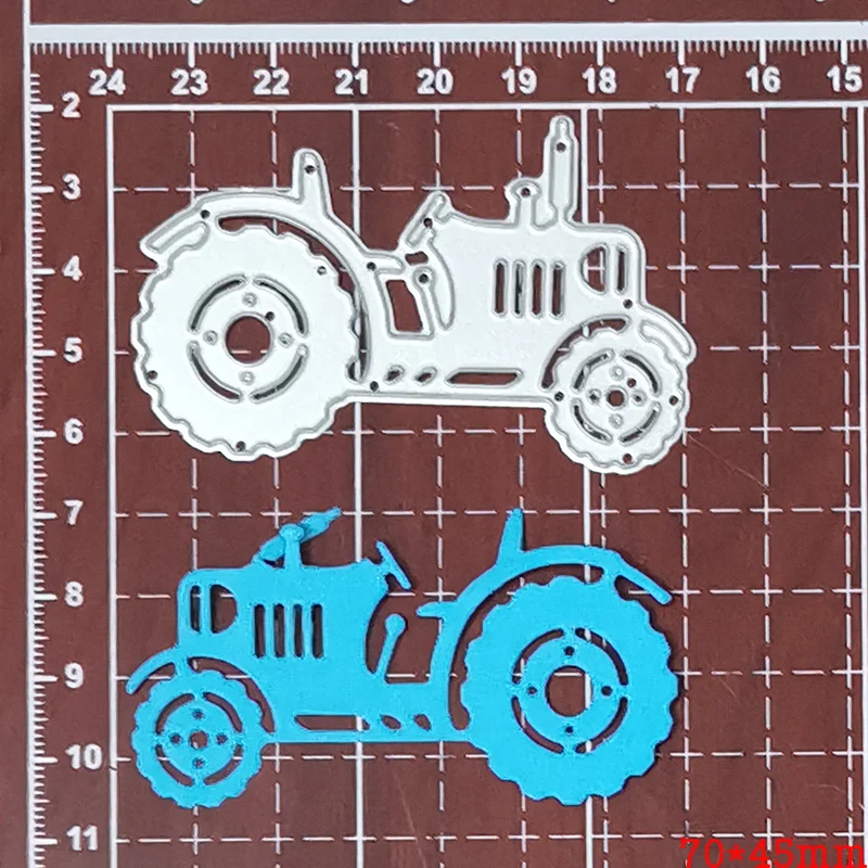 

Metal Cutting Dies Farm Truck tractor Craft Die Stencils for Scrapbooking Decorative DIY Photo Album Card Making Mould Die