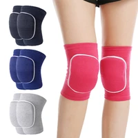2 pcs sports knee pads compression dancing knee protector support thickened sponge volleyball yoga crossift knee brace adult kid