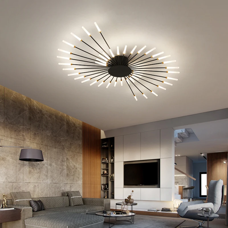 

Hot sale fireworks led Chandelier For Living Room Bedroom Home chandelier Modern Led Ceiling Chandelier Lamp Lighting chandelier