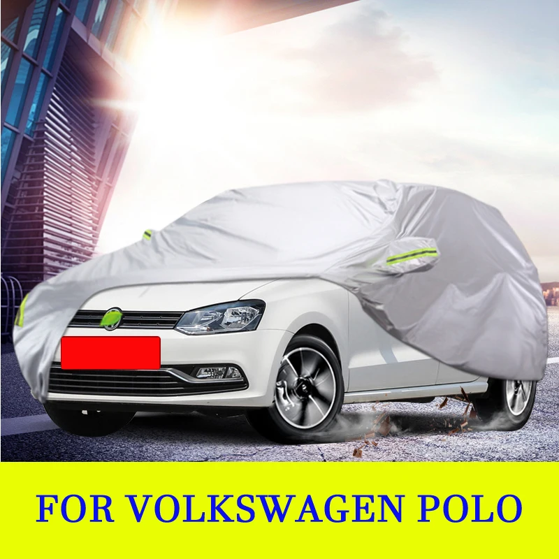 Car Sunshade Cover Exterior waterproof covers outdoor sun protection cover for car for volkswagen vw polo 2009-2018  Accessories