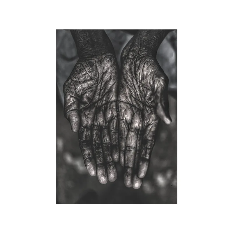 

Modern Black and White Wall Art Canvas Painting Posters Print Hands and Fists Room Decor Wall Painting Living Room Home Decor