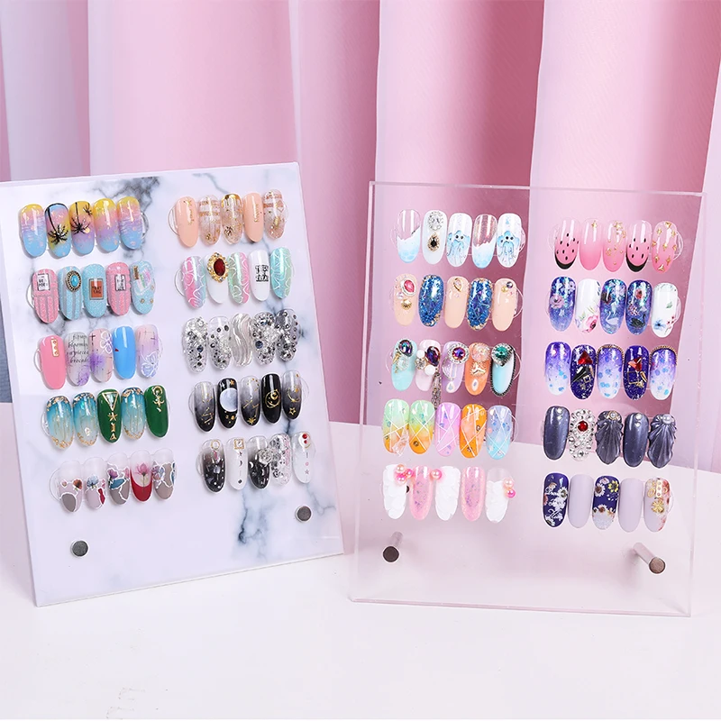 Органайзер для лака ногтей стойка держатель демонстрации инструменты коробка