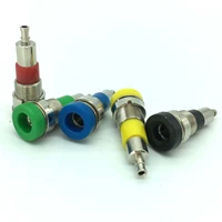 10pcs 4mm binding post banana socket panel jack adaptor connector pure copper high voltage power supply terminal 5 colors