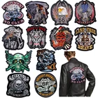 Prajna в стиле панк-байкера, искусственная кожа, аппликация для одежды, куртки, пальто, сделай сам, вышитый значок с американским орлом, аксессуары