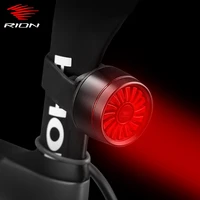 rion flashlight led lantern for bike back lights rear bicycle tail light taillight rechargeable usb intelligent accessories lamp