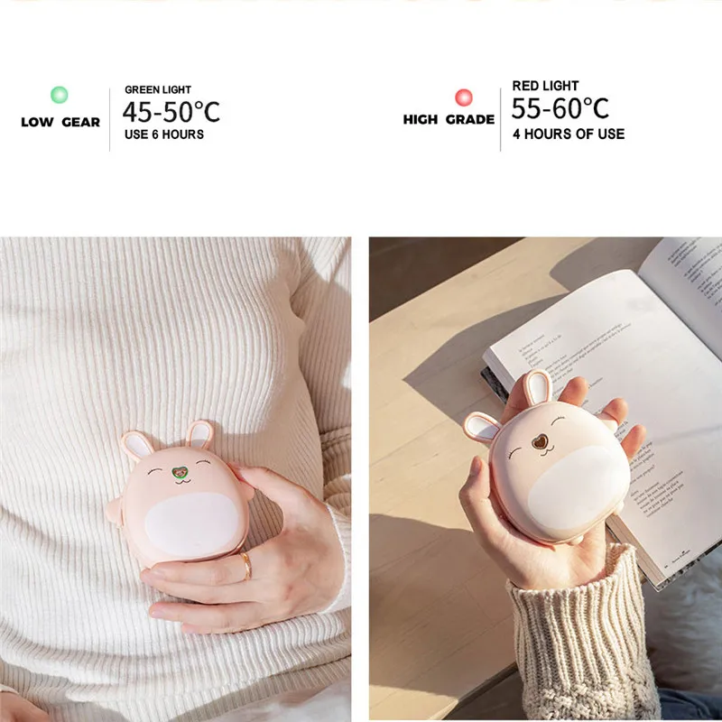 Перезаряжаемые грелка для рук 6000 мА/ч электронные портативные обогреватели