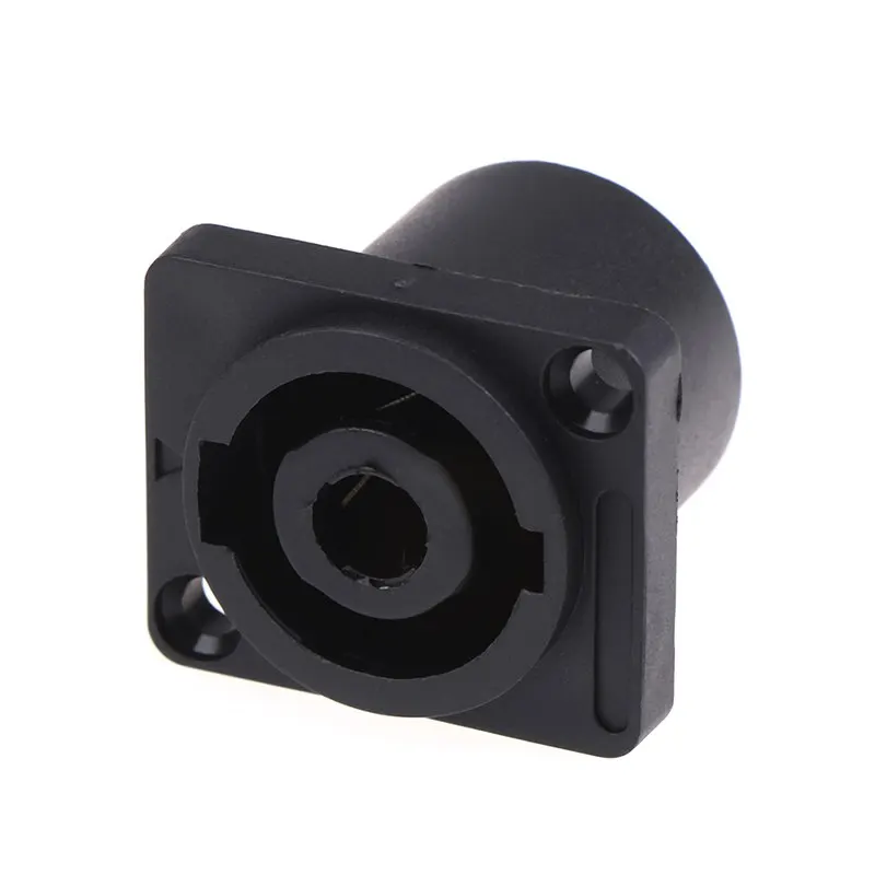 

2pcs 4 Pin Speakon Female Jack Socket Connector Audio Loudspeaker Amplifier Converter for PA Amplifier Cable