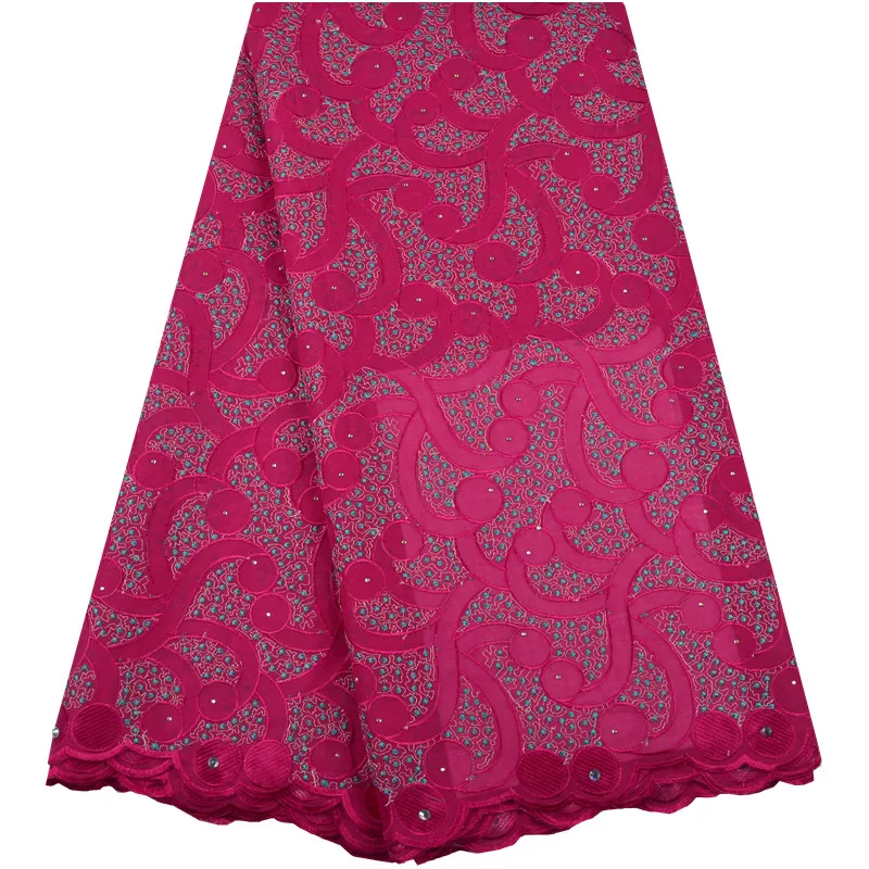 2019 чистый хлопок дизайнерская африканская вуаль кружево в швейцарском стиле с