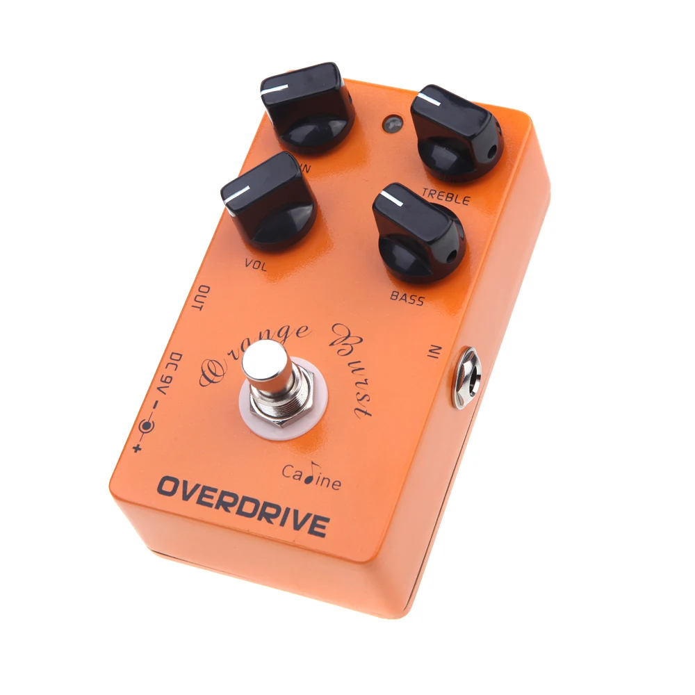 Caline CP-18 гитарная педаль для звукового эффекта овердрайв True Bypass дизайн Orange Burst CP18 Caline гитарная педаль аксессуары для гитары