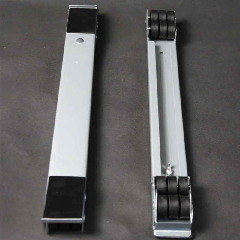 

2 Pcs Drum Washing Machine Refrigerator Mobile Base Stand Bracket Multi-functional Movable Trolley Fixed Mount Racks
