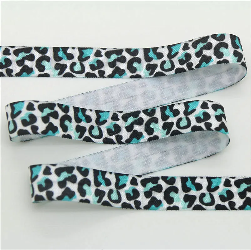 DHK 5/8 'Ƌ ярдов джунгли корова с леопардовым принтом Сложите эластичный враг