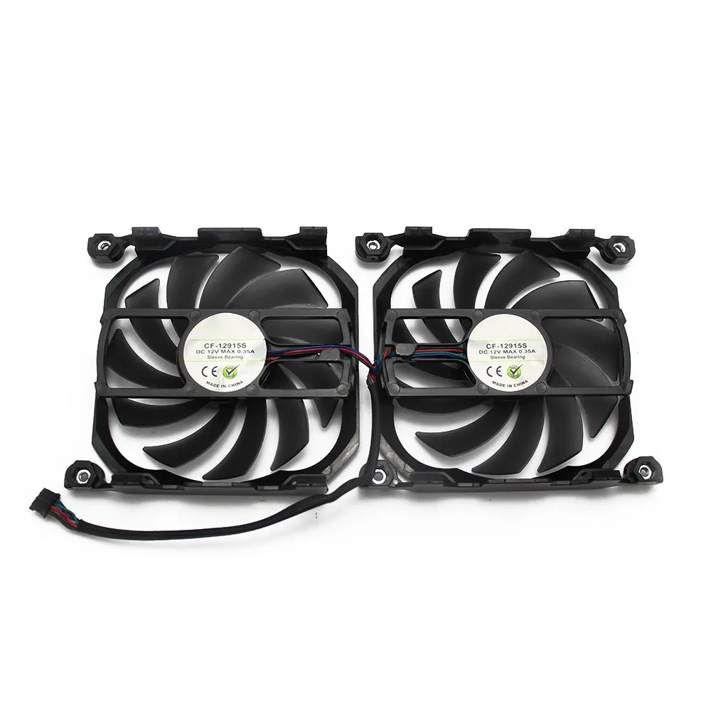 2 шт./лот 4Pin CF-12915S GTX1070Ti GTX1080Ti для INNO3D GTX 1060 1070 1080X2 V2 Графика видео охлаждения карт в качестве замены