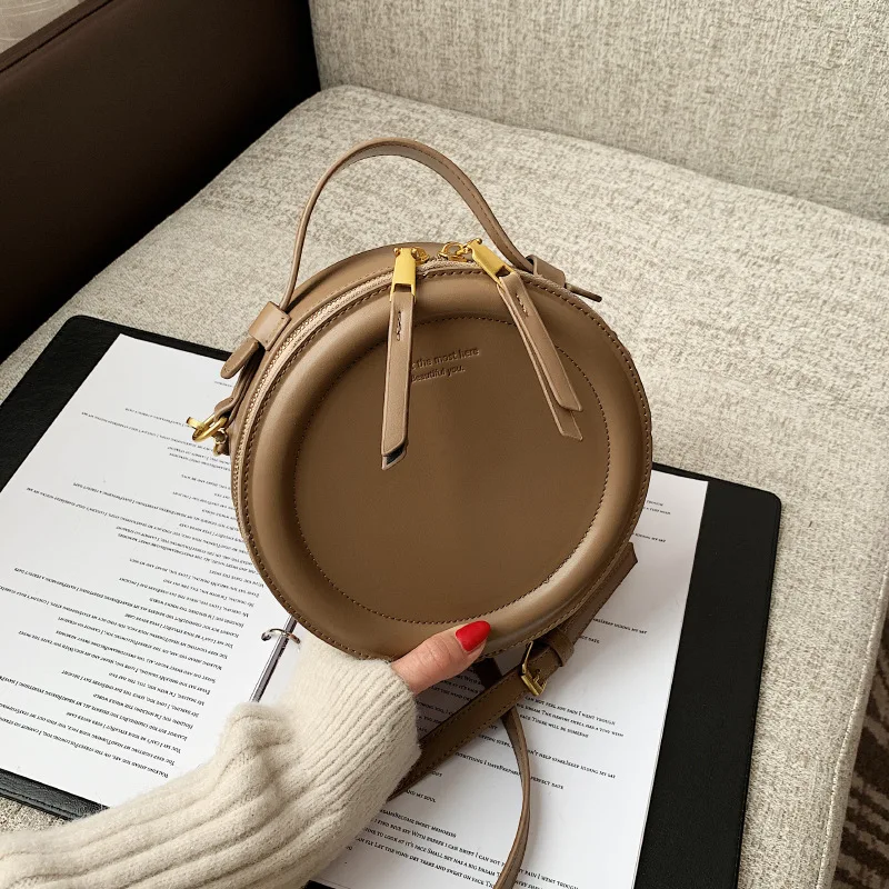 

Women Fashion Crossbody Bags 2021 New Trendy Korean Handbag Female Vintage Wild Shoulder Messenger Bag Small Round Bag Bolso